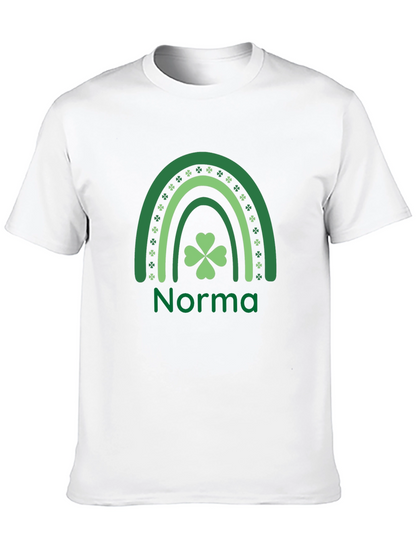 Norma Shamrock Rainbow St. Patricks Day T-Shirt