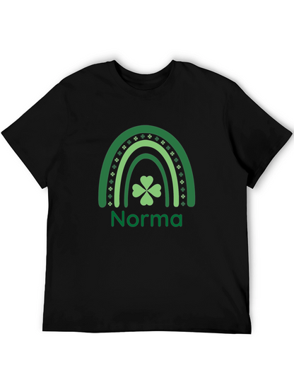 Norma Shamrock Rainbow St. Patricks Day T-Shirt