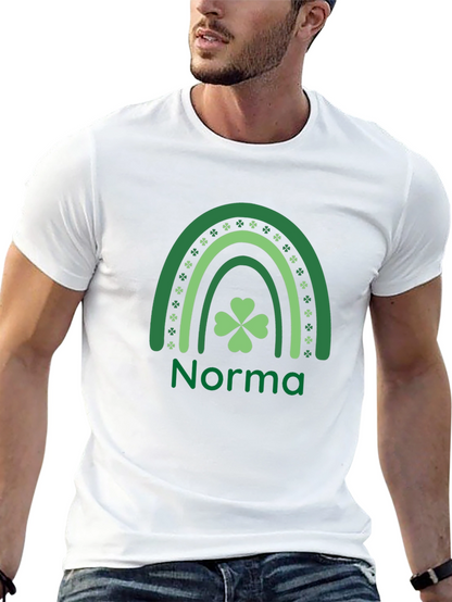 Norma Shamrock Rainbow St. Patricks Day T-Shirt