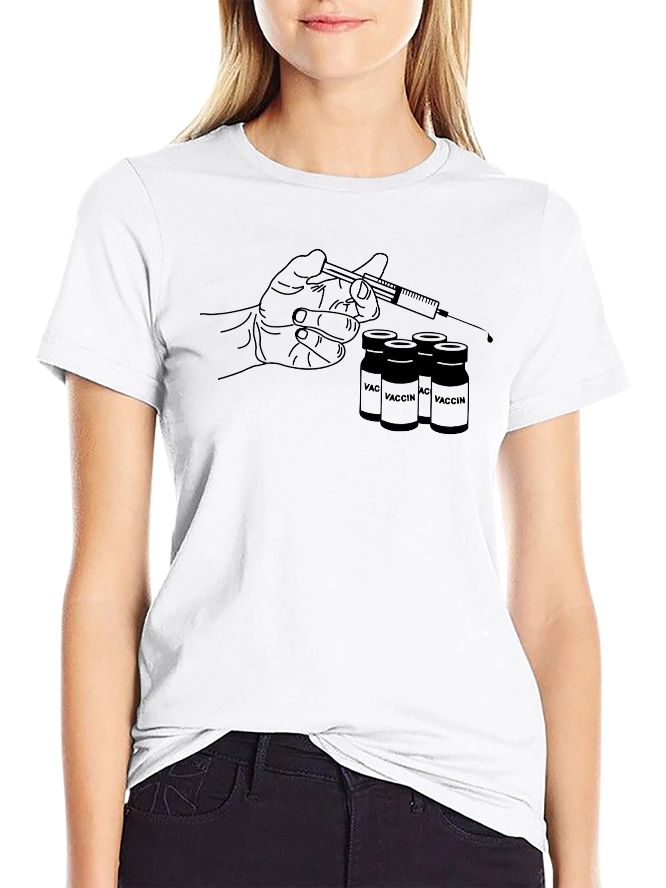 Vaccine T-Shirt - Inject Some Humor
