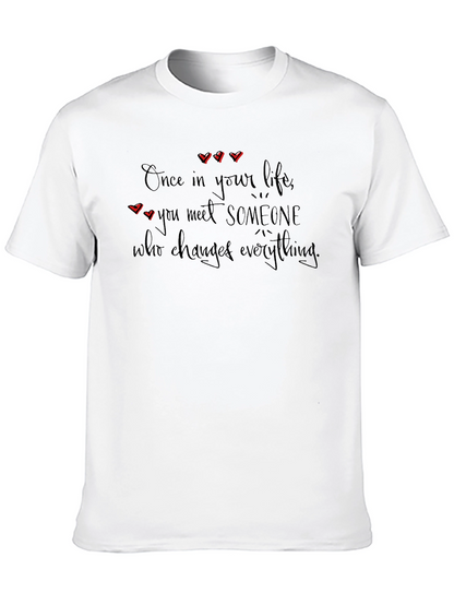 Heartfelt Love Quote Black T-Shirt