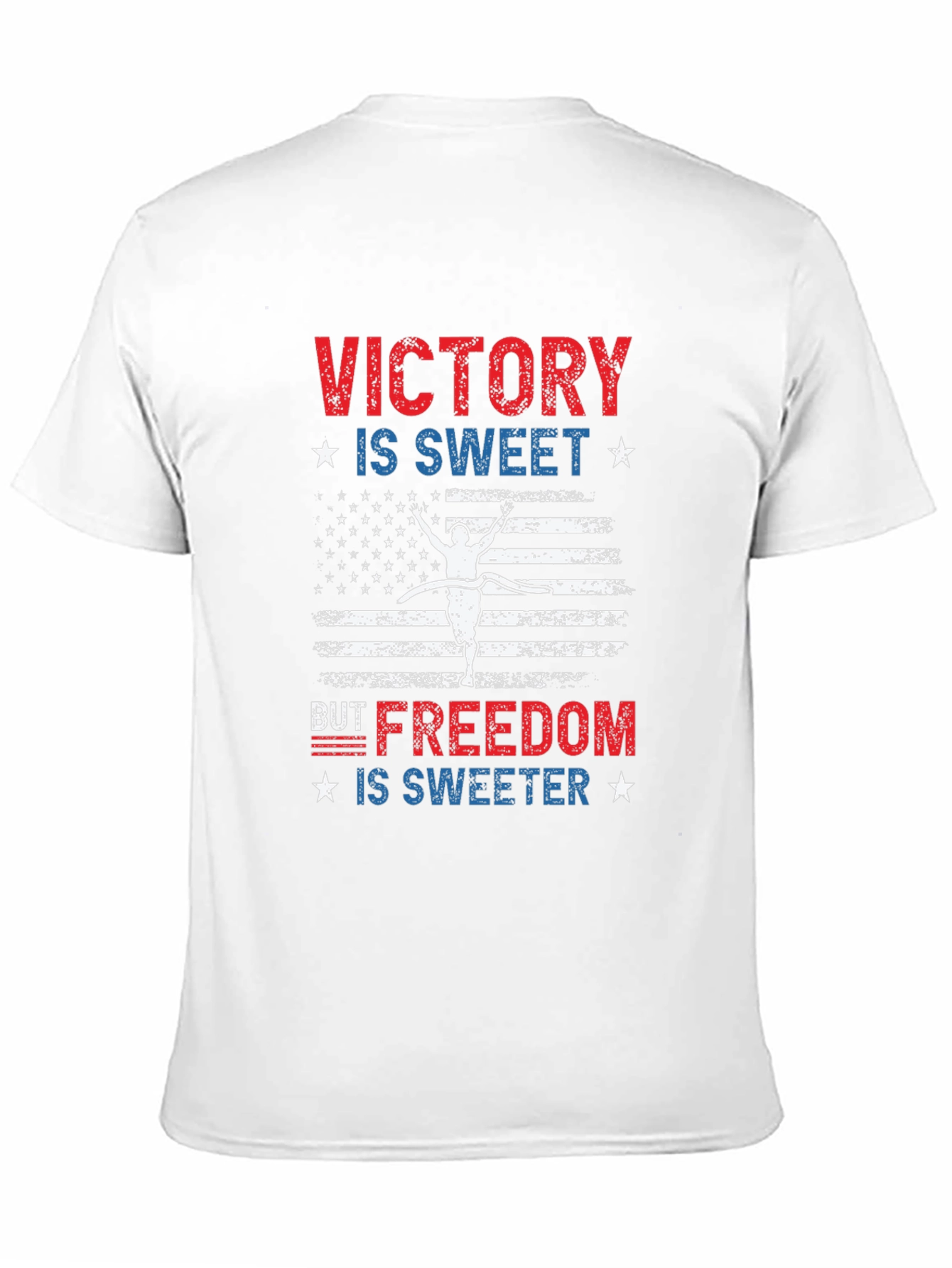 Victory is Sweet T-Shirt: Patriotic USA Flag Design