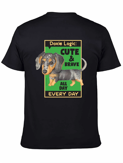 Doxie Logic Cute & Brave T-Shirt