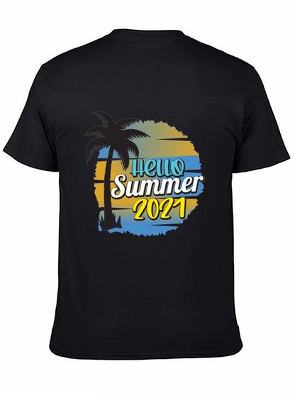 Hello Summer 2021 Black T-Shirt