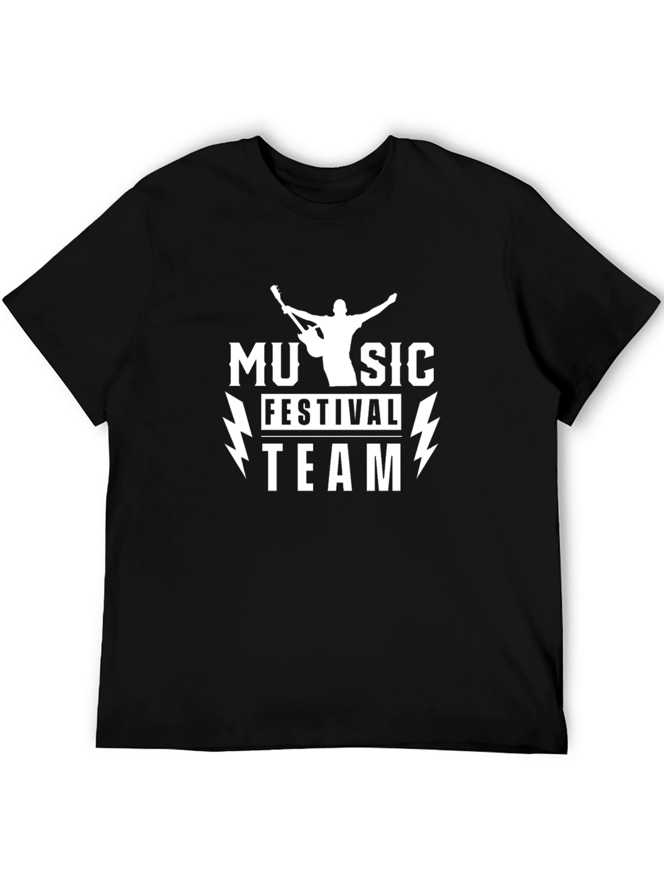 Music Festival Team Black T-Shirt