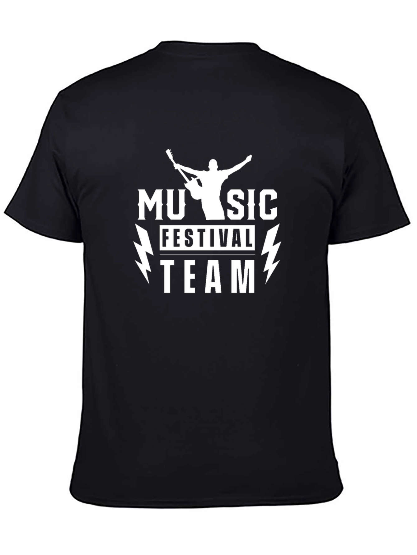 Music Festival Team Black T-Shirt