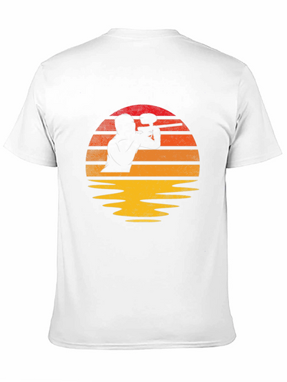 Paintball Sunset Graphic Tee - Black