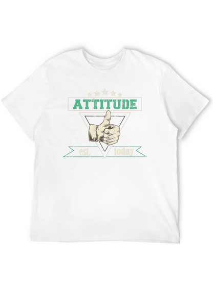 Attitude Established Today Graphic Tee - Black