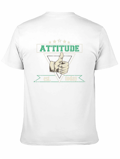Attitude Established Today Graphic Tee - Black