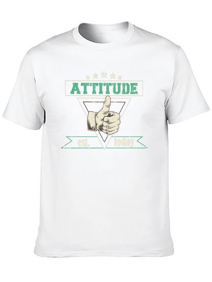 Attitude Established Today Graphic Tee - Black