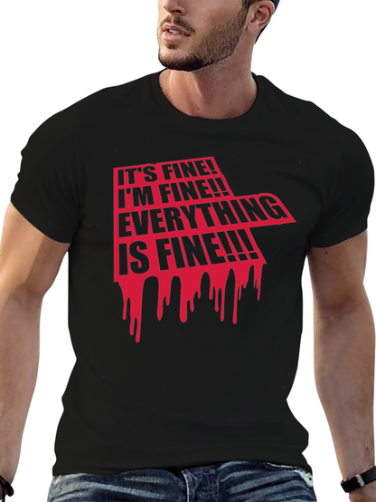 Its Fine! Graphic Print Tee