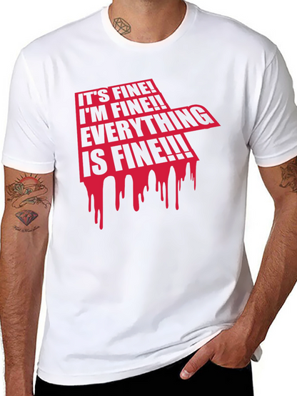 Its Fine! Graphic Print Tee