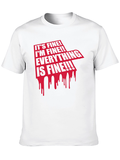 Its Fine! Graphic Print Tee