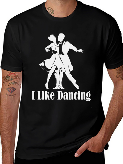 I Like Dancing Black T-Shirt
