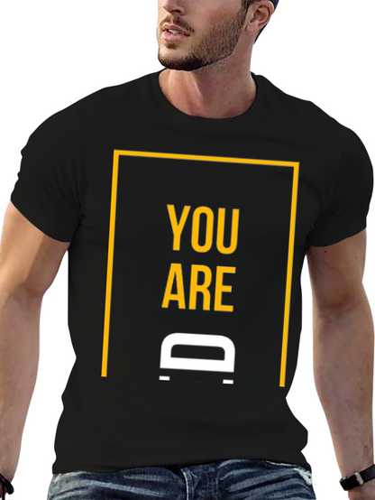 You are D Shirt - Black Graphic Tee