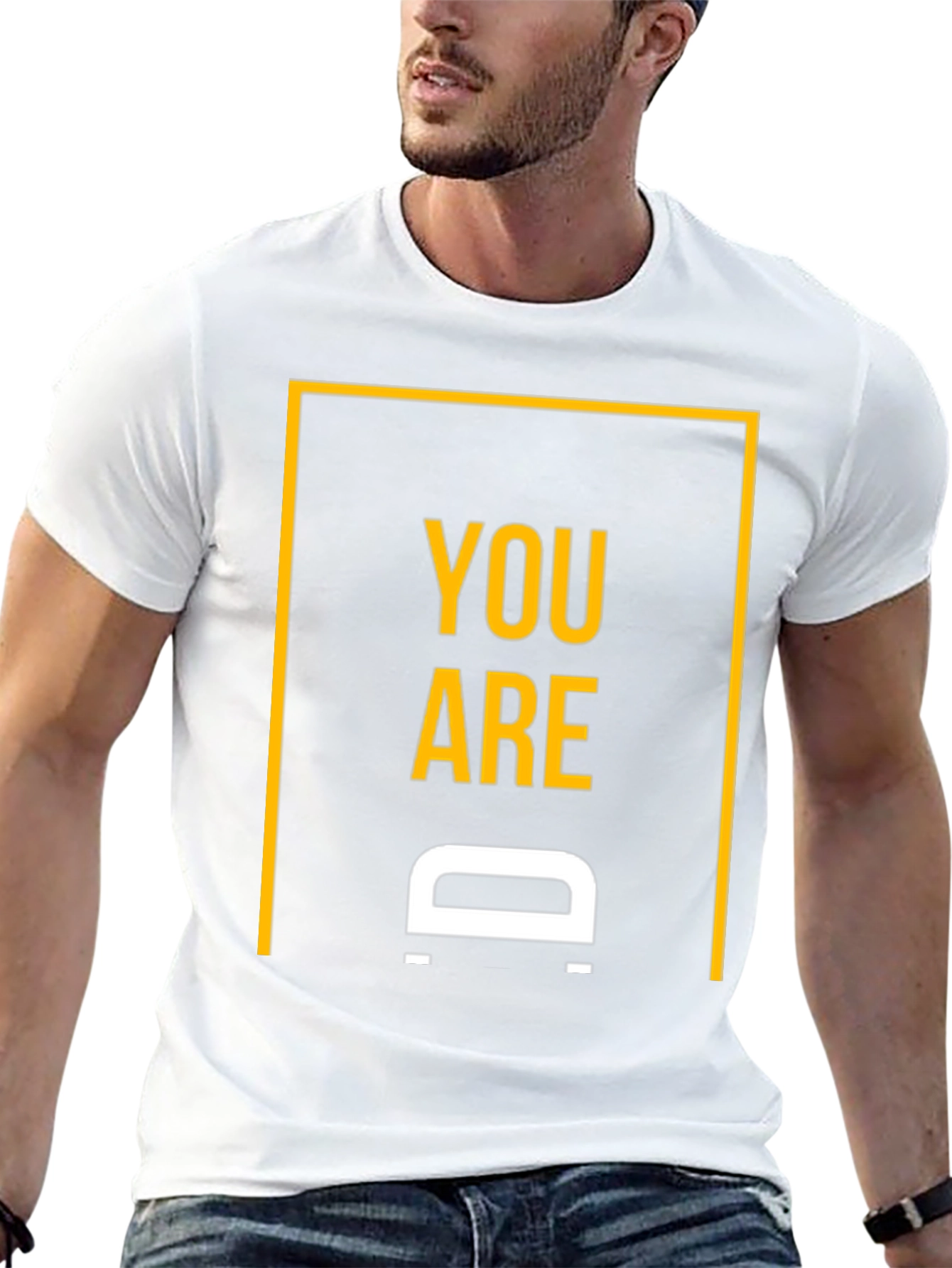 You are D Shirt - Black Graphic Tee