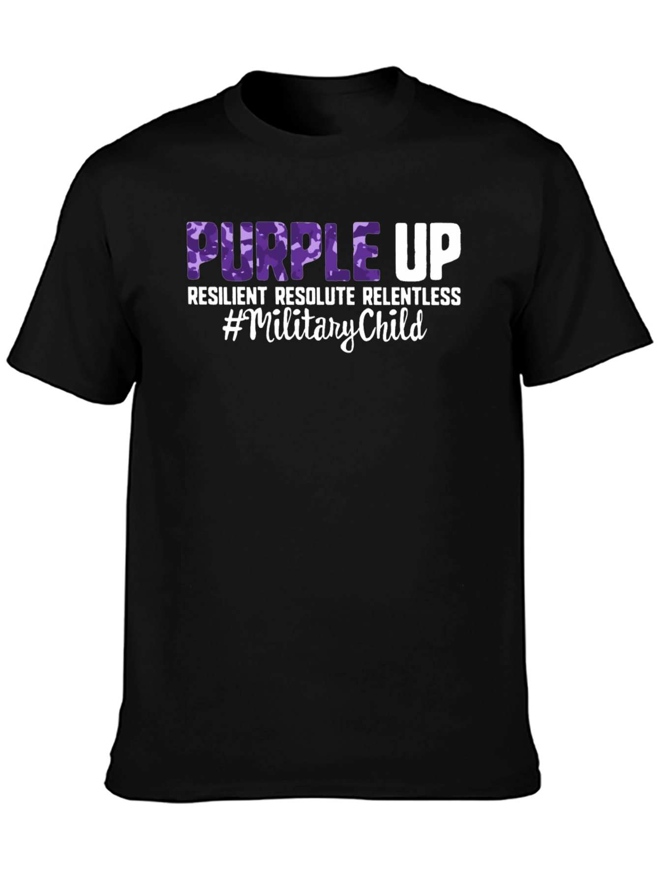 Purple Up Military Child T-Shirt