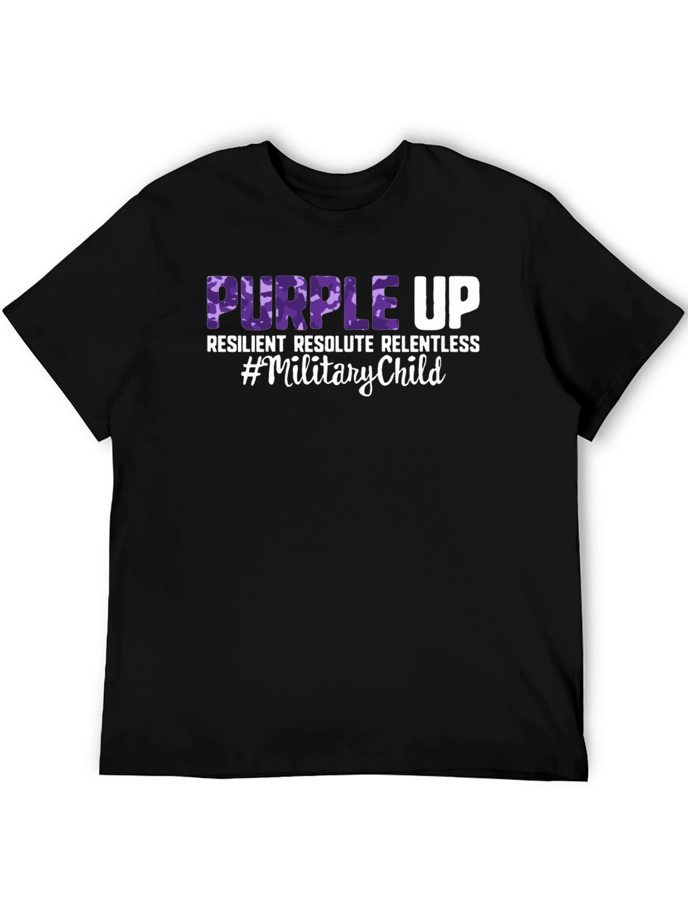 Purple Up Military Child T-Shirt