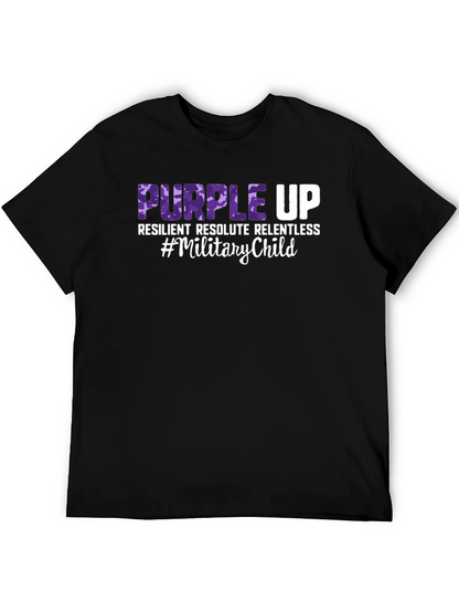 Purple Up Military Child T-Shirt