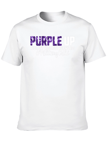 Purple Up Military Child T-Shirt