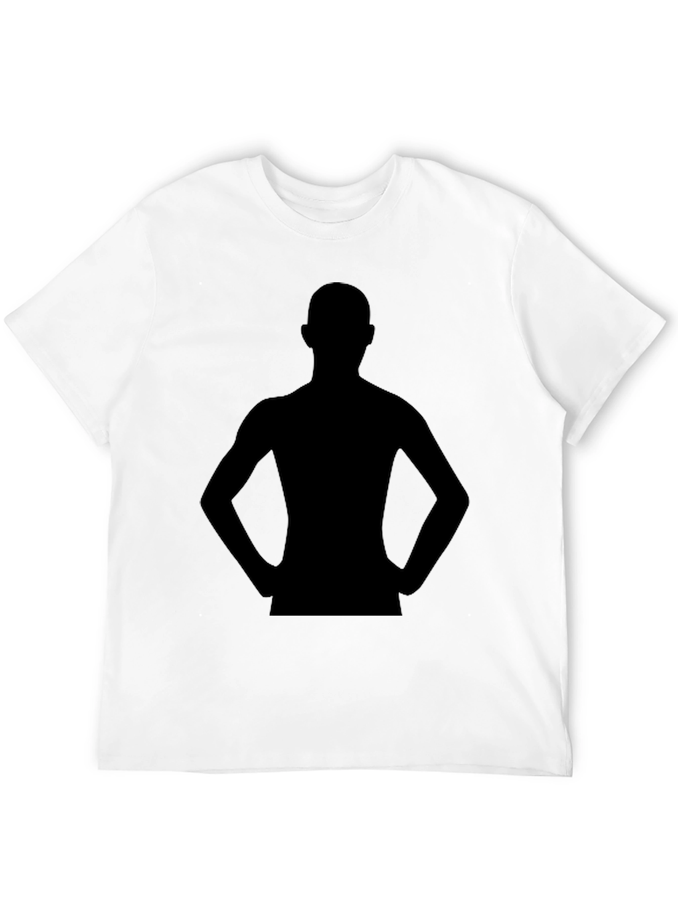 Silhouette Graphic Tee - Black Casual Shirt