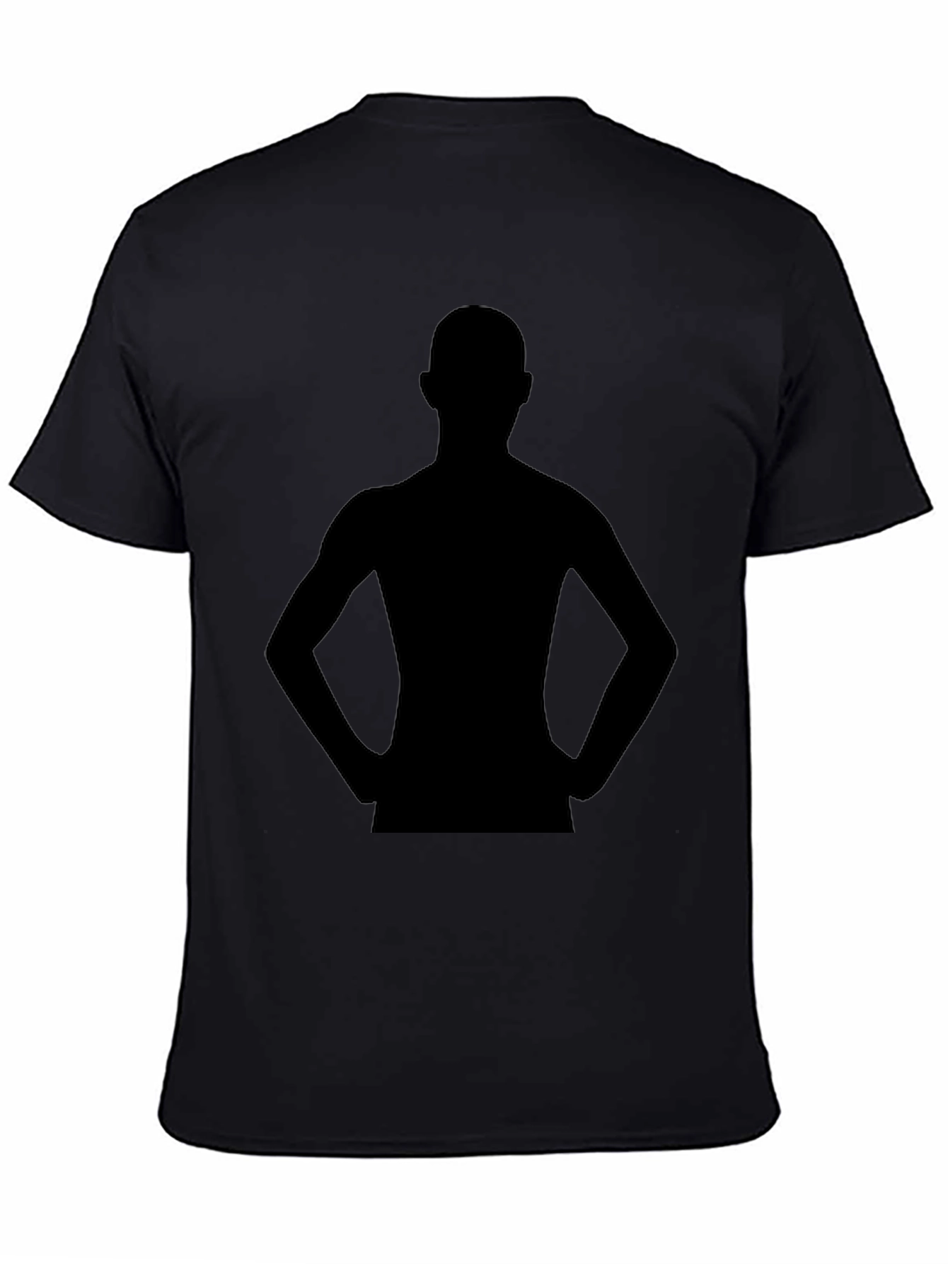 Silhouette Graphic Tee - Black Casual Shirt
