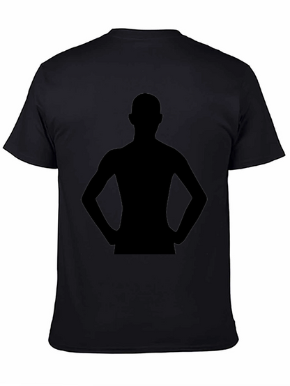 Silhouette Graphic Tee - Black Casual Shirt