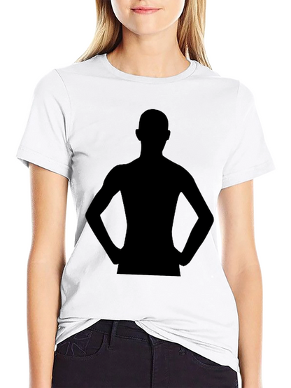 Silhouette Graphic Tee - Black Casual Shirt