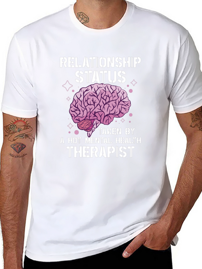 Relationship Status Therapist Brain Tee