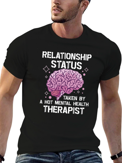 Relationship Status Therapist Brain Tee