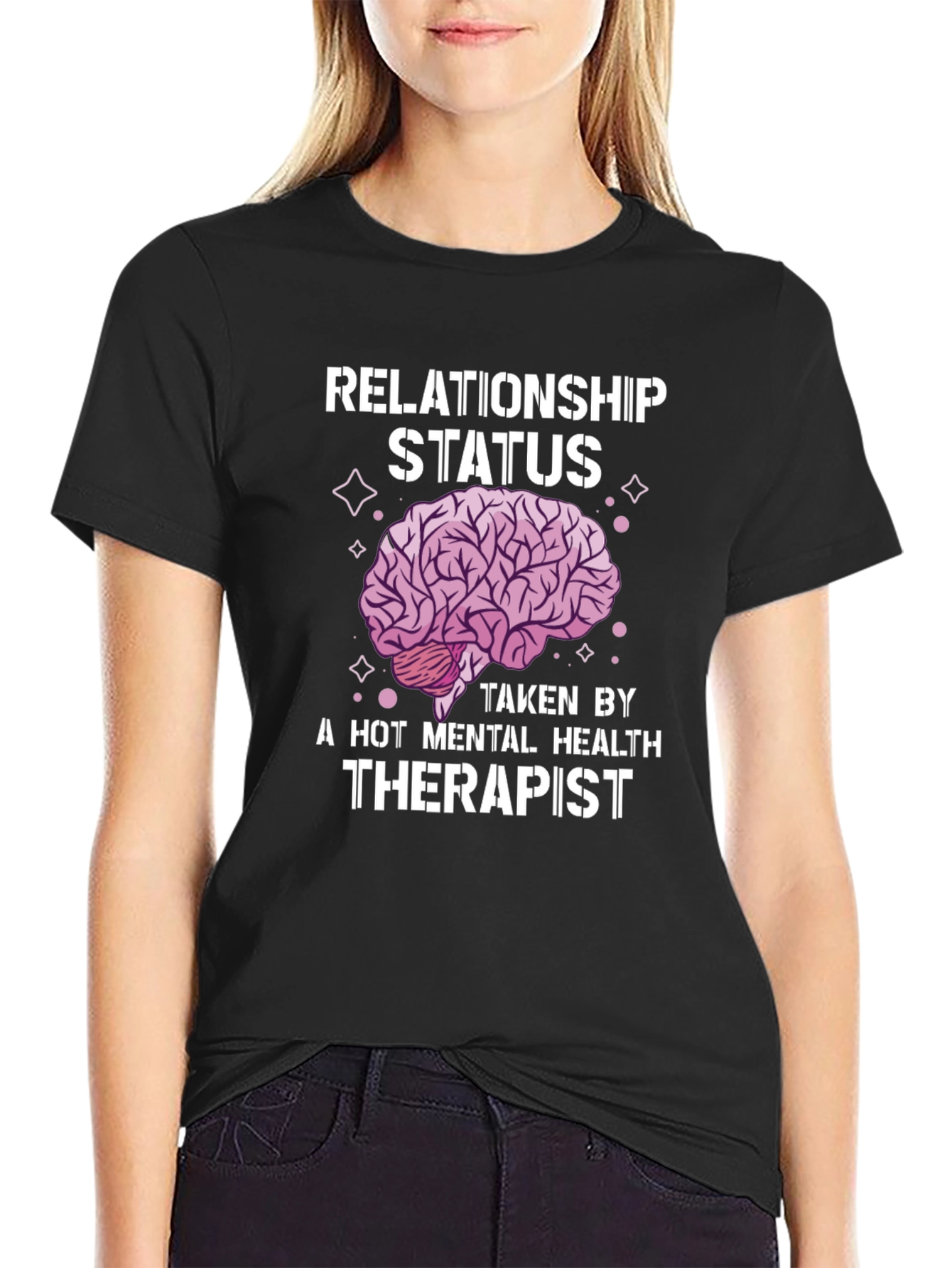 Relationship Status Therapist Brain Tee