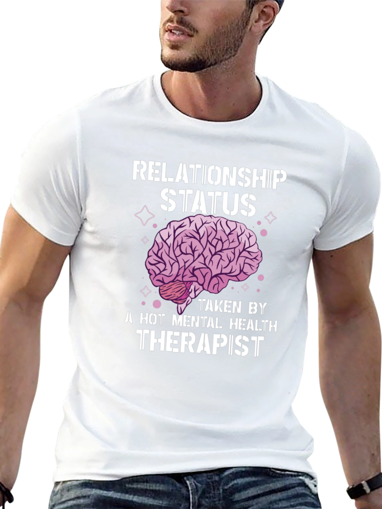Relationship Status Therapist Brain Tee