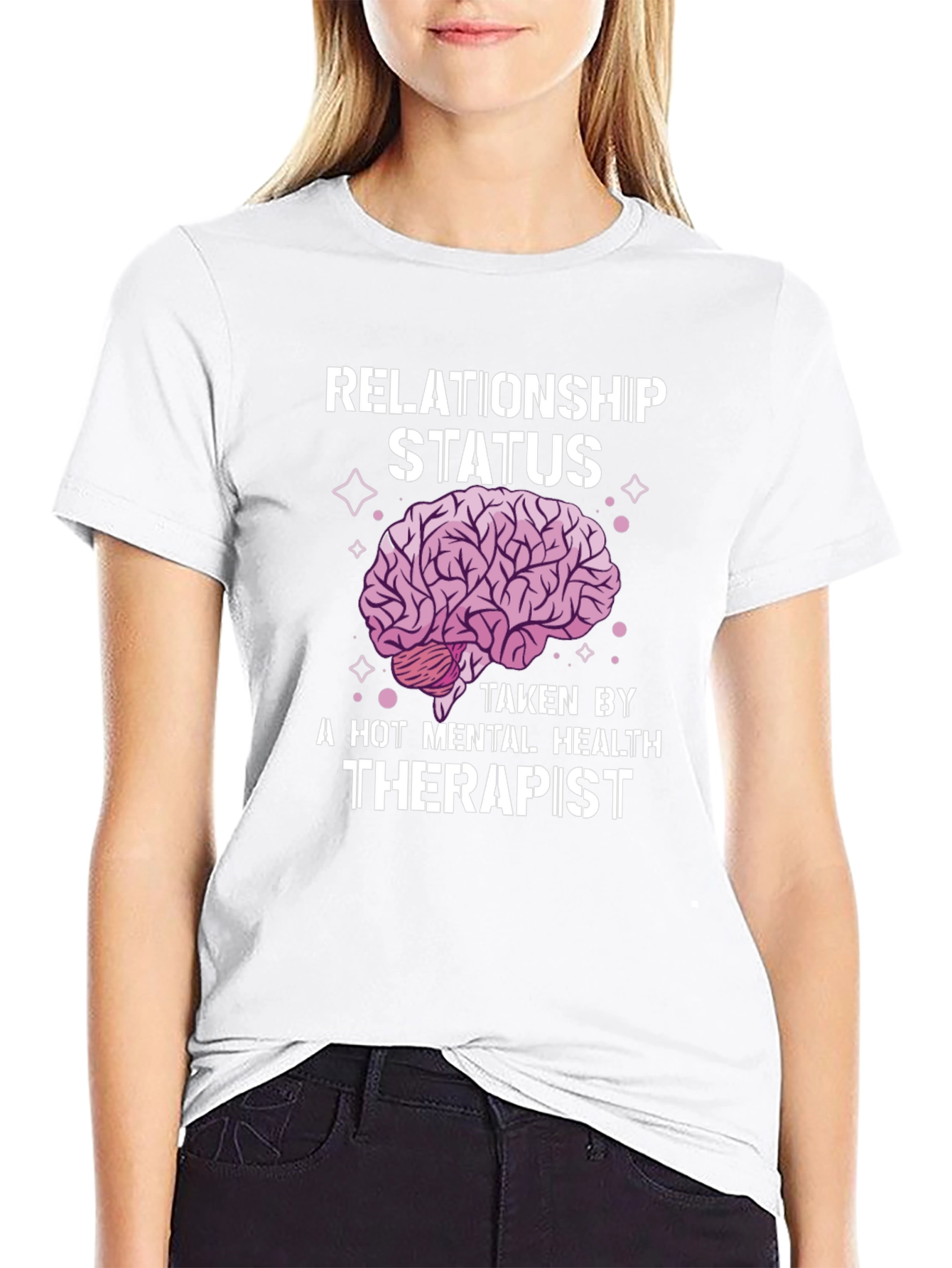 Relationship Status Therapist Brain Tee