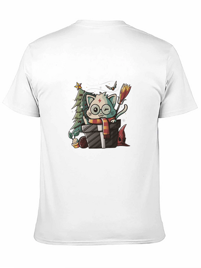 Harry Potter Christmas Cat T-Shirt