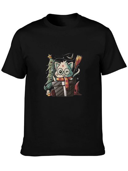 Harry Potter Christmas Cat T-Shirt