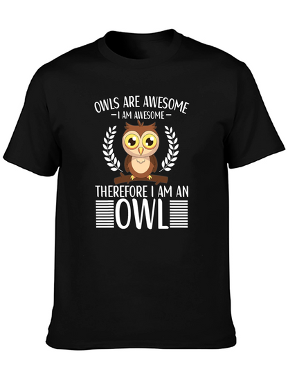 Awesome Owl Graphic Tee - Owls are Awesome