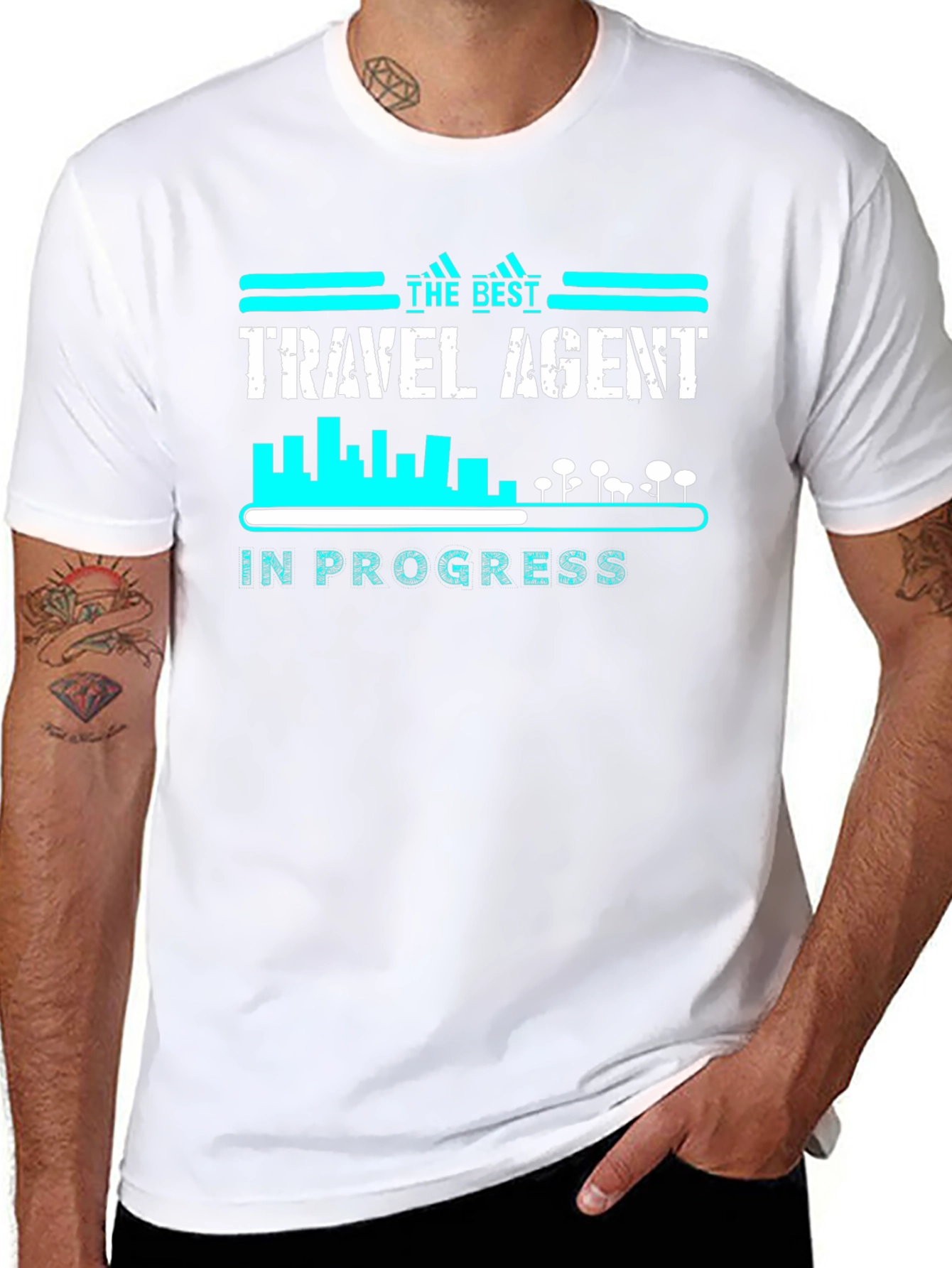 The Best Travel Agent in Progress Graphic Tee