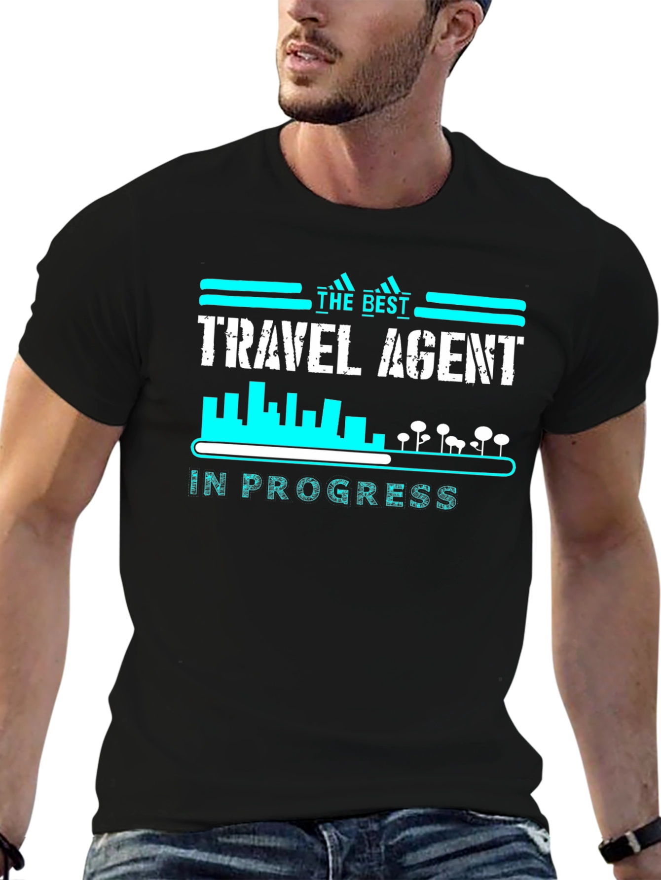 The Best Travel Agent in Progress Graphic Tee