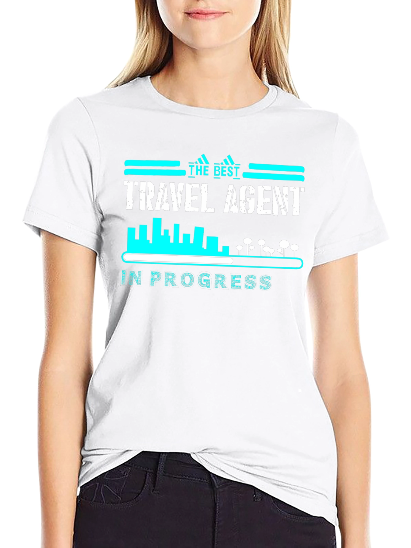 The Best Travel Agent in Progress Graphic Tee