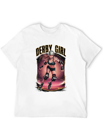 Derby Girl T-Shirt - Roller Derby Design