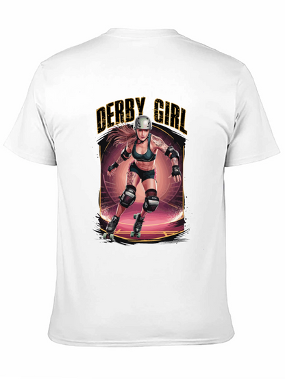Derby Girl T-Shirt - Roller Derby Design