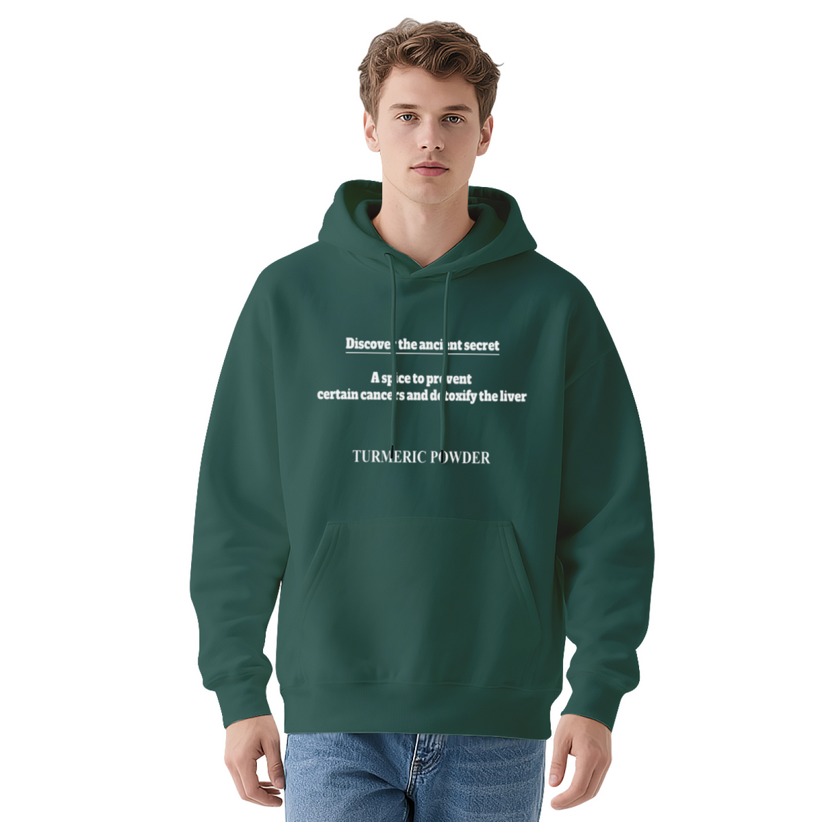 Cool Graphic Hoodie - Turmeric Health Benefits
