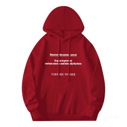 Cool Graphic Hoodie - Turmeric Health Benefits