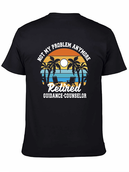 Retired Guidance Counselor T-Shirt - Beach Theme