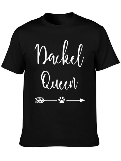 Dackel Queen T-Shirt Dachshund Dog Lover Tee