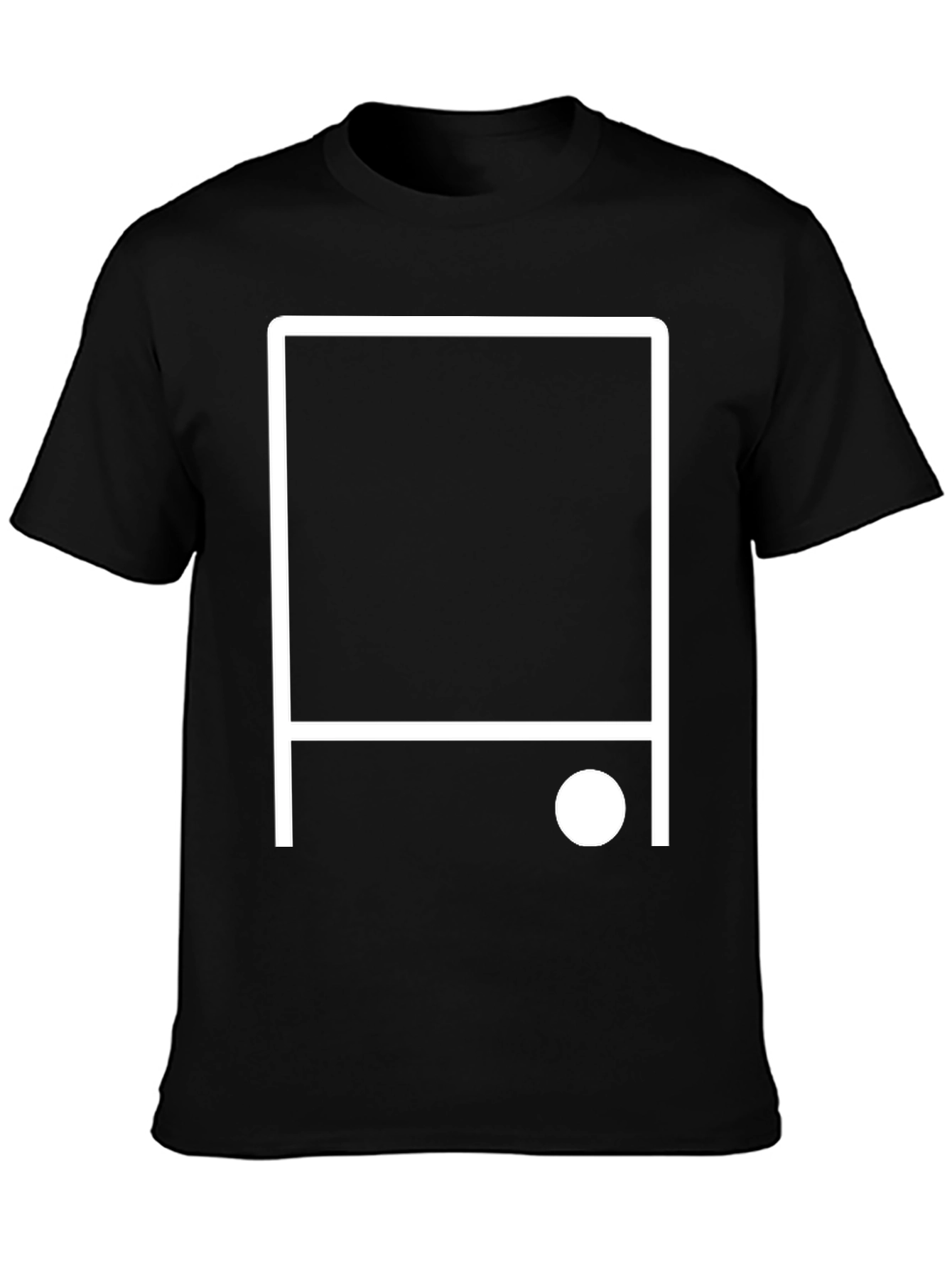 Minimalist Graphic Tee - Black