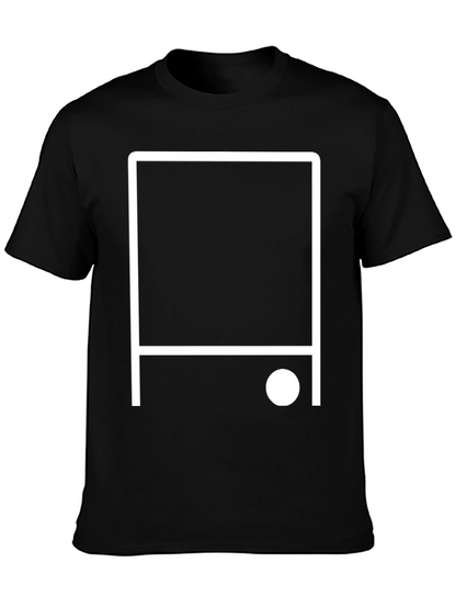 Minimalist Graphic Tee - Black