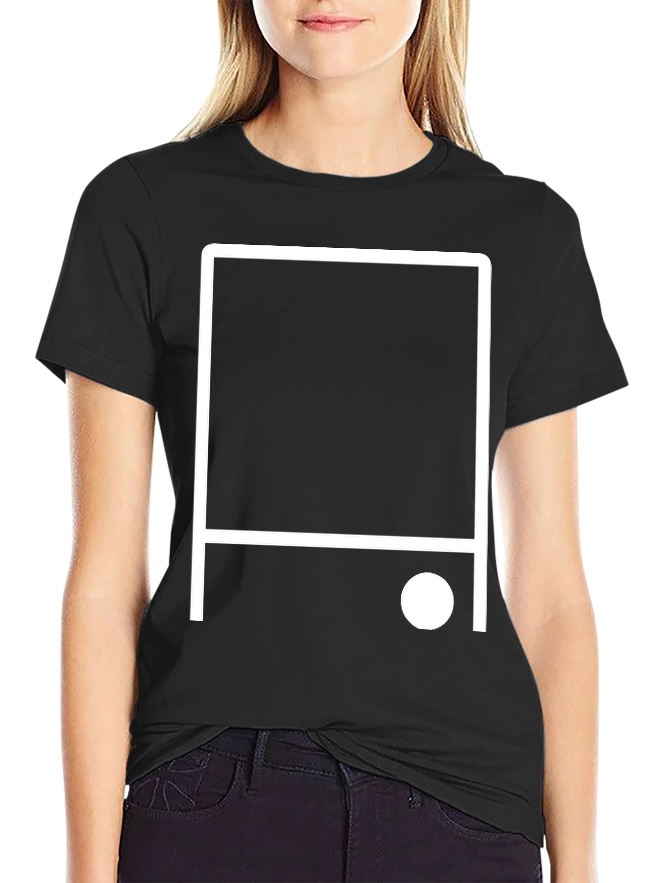 Minimalist Graphic Tee - Black