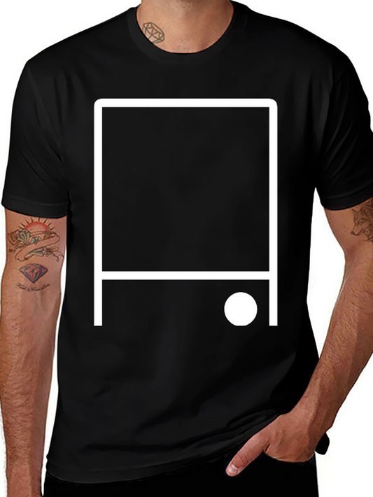 Minimalist Graphic Tee - Black