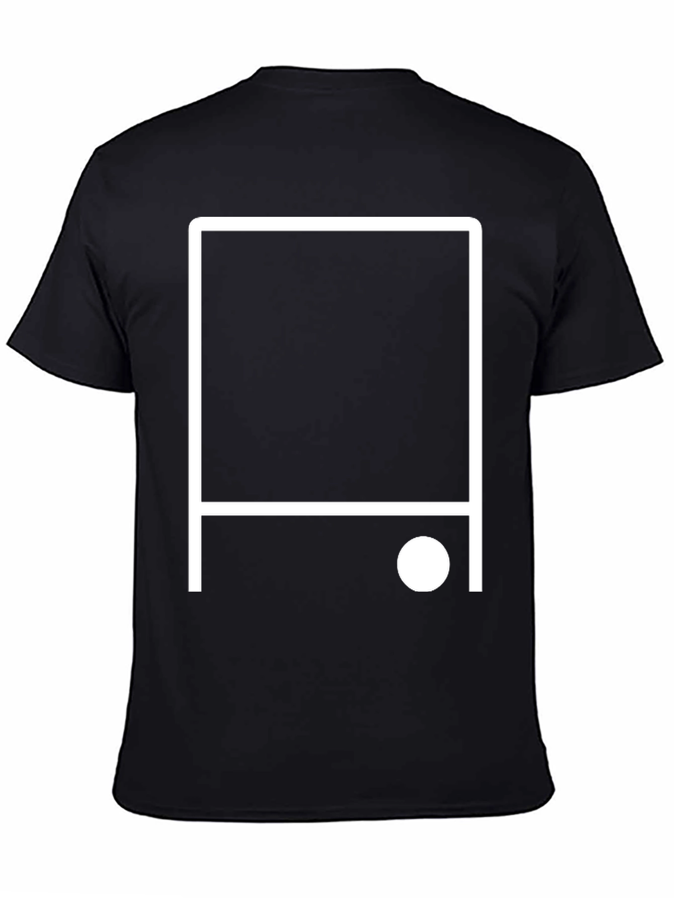 Minimalist Graphic Tee - Black